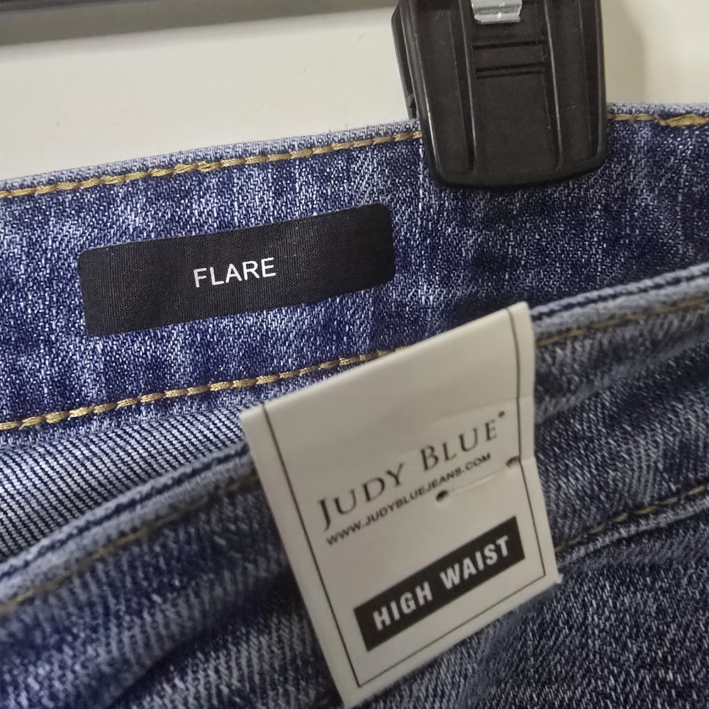 Judy Blue High Waist Flare Jeans - Picture 2 of 4